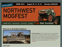 Tablet Screenshot of northwestmogfest.com